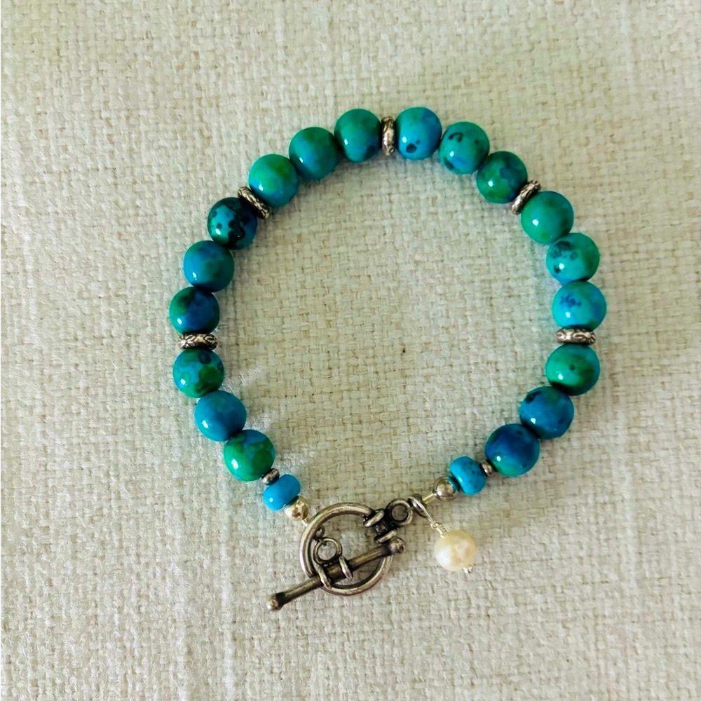 Sterling silver turquoise bracelet